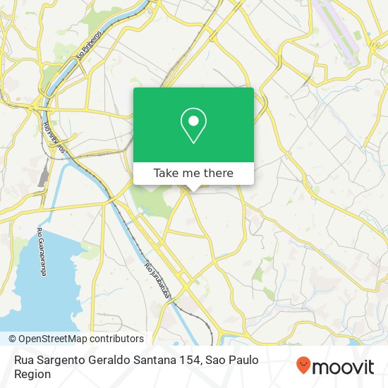 Mapa Rua Sargento Geraldo Santana 154