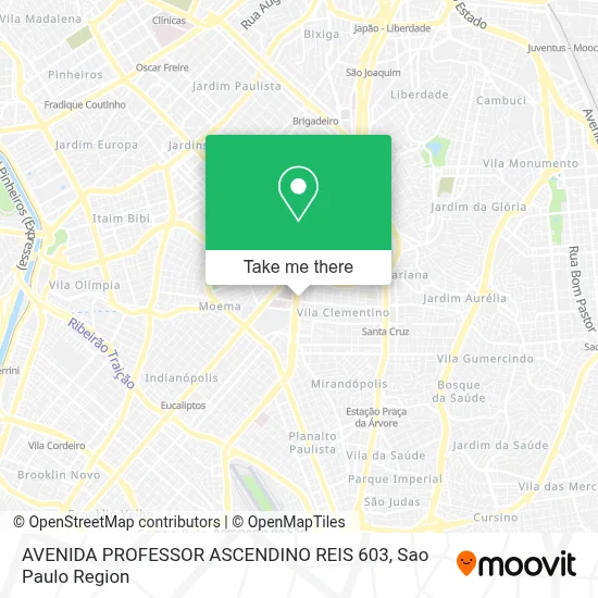 AVENIDA PROFESSOR ASCENDINO REIS 603 map