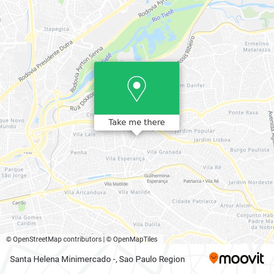 Santa Helena Minimercado - map