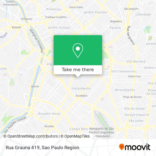 Mapa Rua Grauna 419