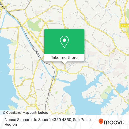 Mapa Nossa Senhora do Sabará  4350 4350