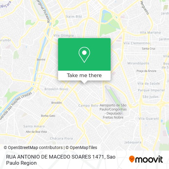 RUA ANTONIO DE MACEDO SOARES  1471 map