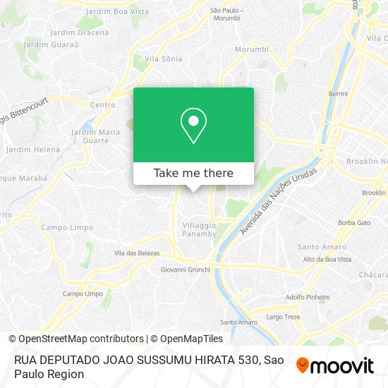 Mapa RUA DEPUTADO JOAO SUSSUMU HIRATA 530