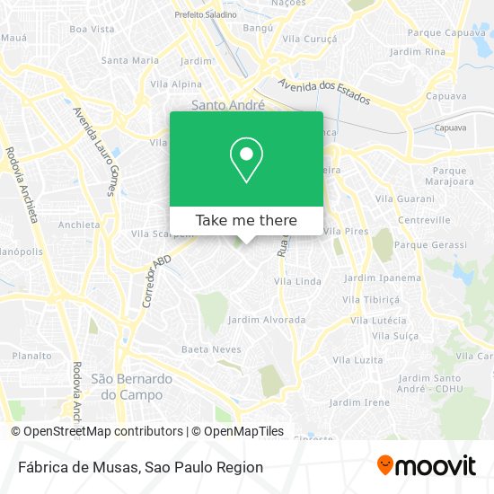 Fábrica de Musas map