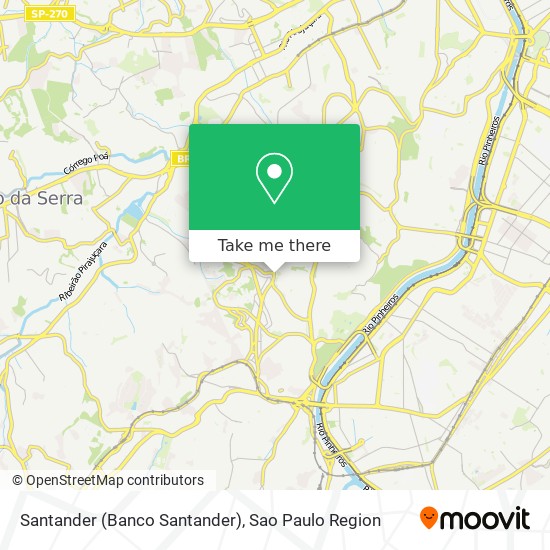 Santander (Banco Santander) map