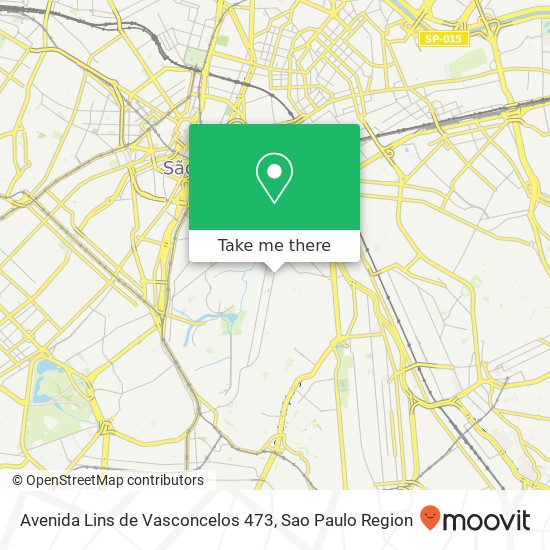 Avenida Lins de Vasconcelos 473 map