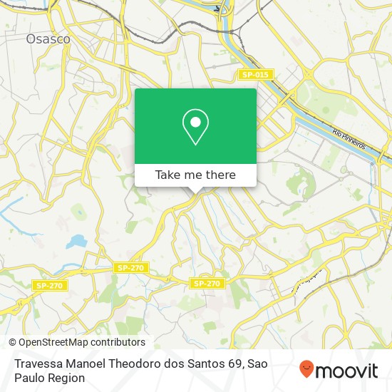 Travessa Manoel Theodoro dos Santos 69 map