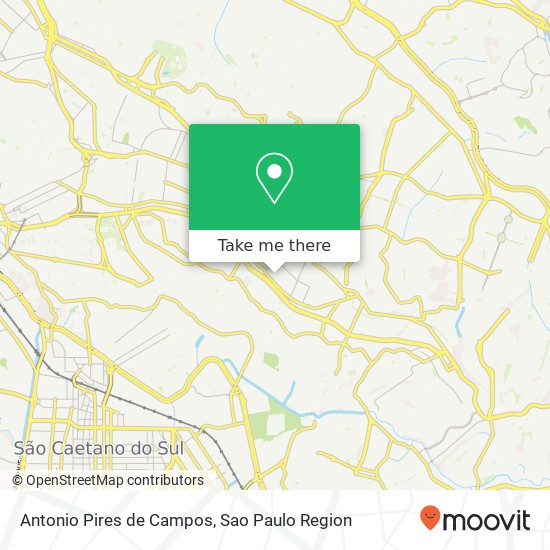 Antonio Pires de Campos map