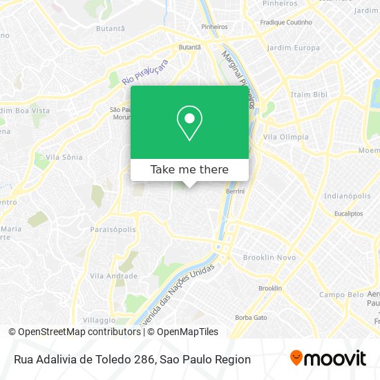 Rua  Adalivia de Toledo  286 map