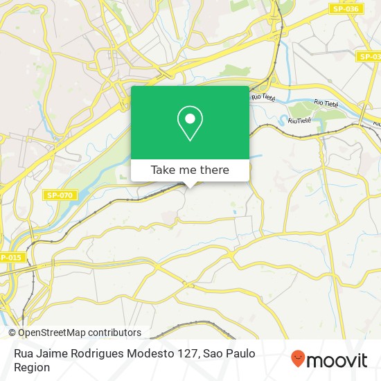 Rua Jaime Rodrigues Modesto 127 map