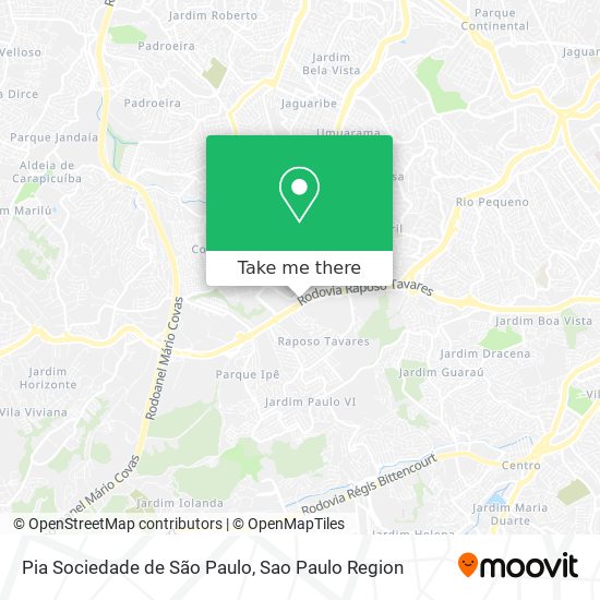 Pia Sociedade de São Paulo map