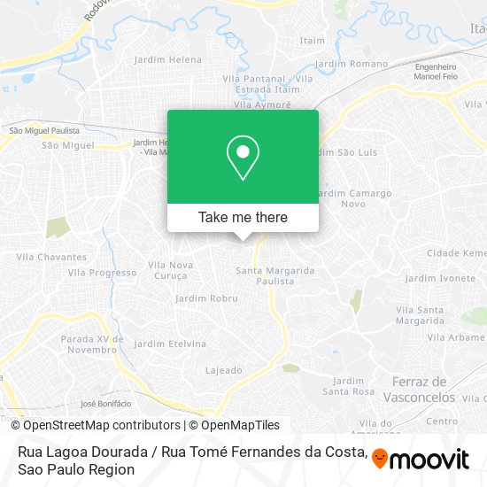 Rua Lagoa Dourada / Rua Tomé Fernandes da Costa map