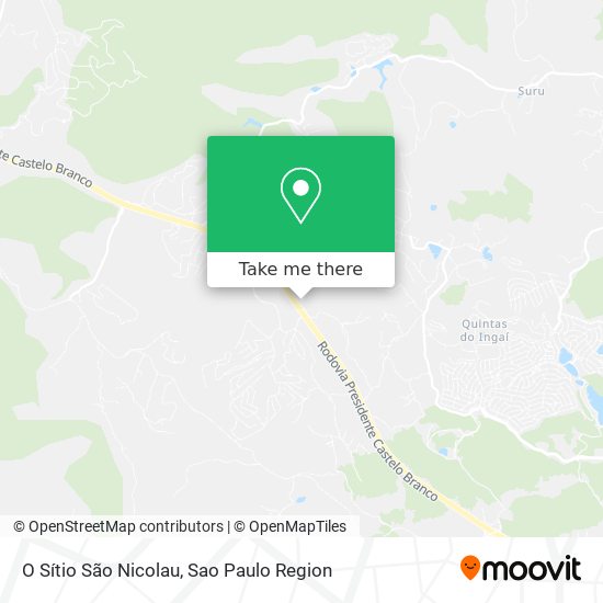 O Sítio São Nicolau map