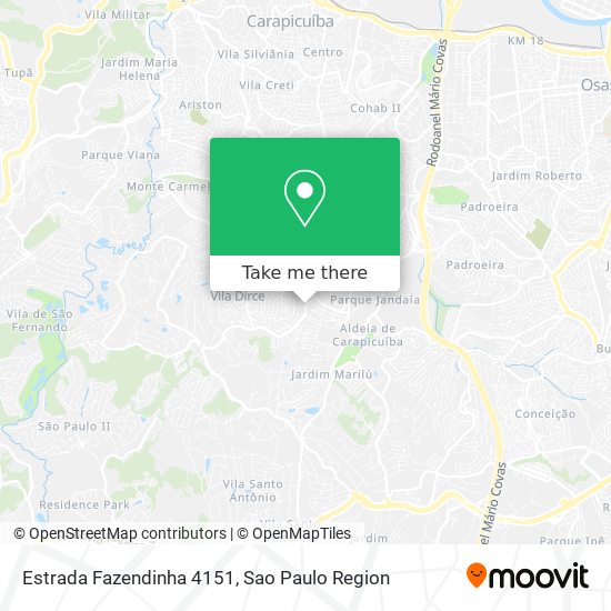 Estrada Fazendinha 4151 map