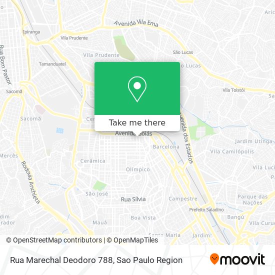 Mapa Rua Marechal Deodoro 788