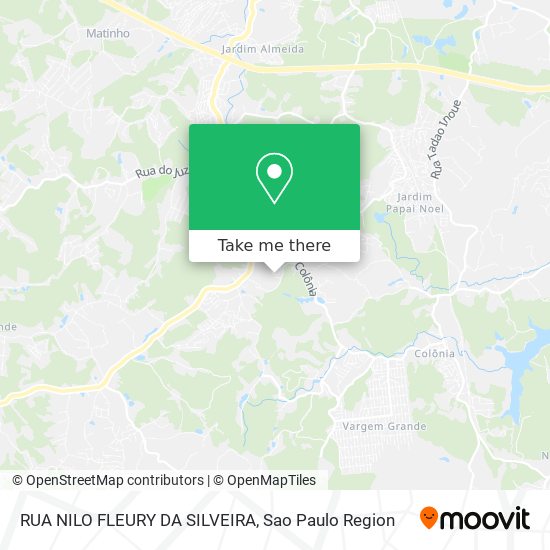 RUA NILO FLEURY DA SILVEIRA map