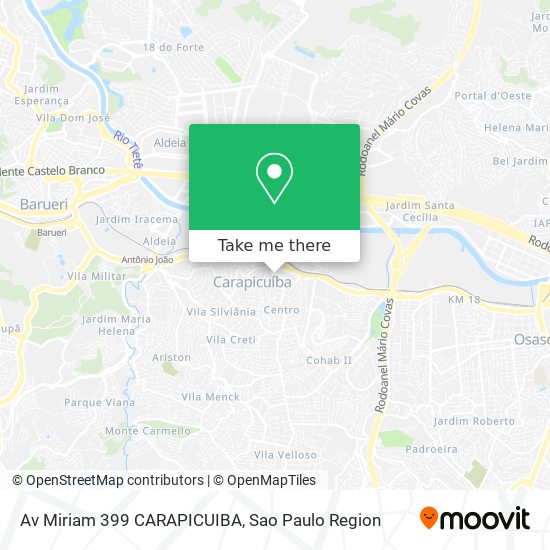 Av  Miriam  399 CARAPICUIBA map