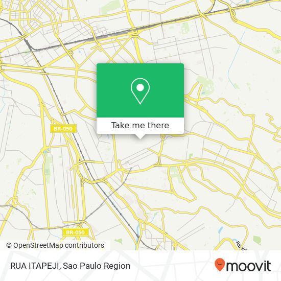 RUA ITAPEJI map