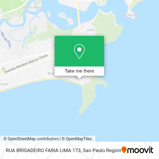RUA BRIGADEIRO FARIA LIMA 173 map