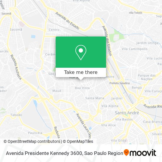 Avenida Presidente Kennedy 3600 map