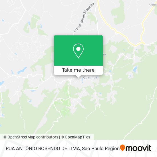 RUA ANTÔNIO ROSENDO DE LIMA map