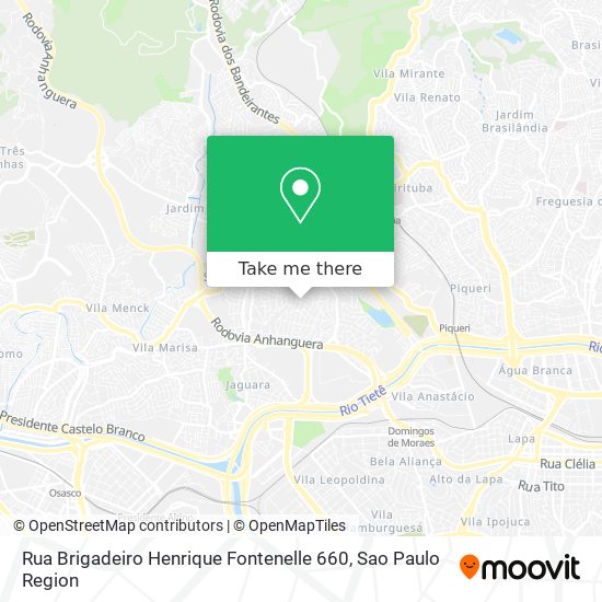 Mapa Rua Brigadeiro Henrique Fontenelle 660