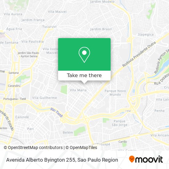 Mapa Avenida Alberto Byington 255