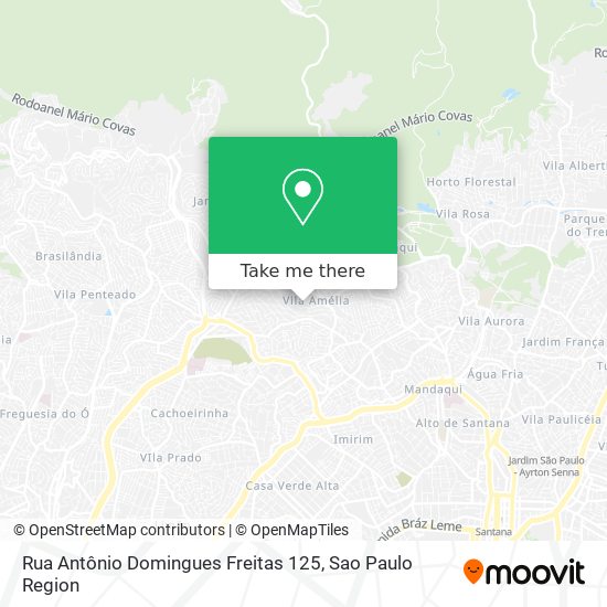 Rua Antônio Domingues Freitas 125 map