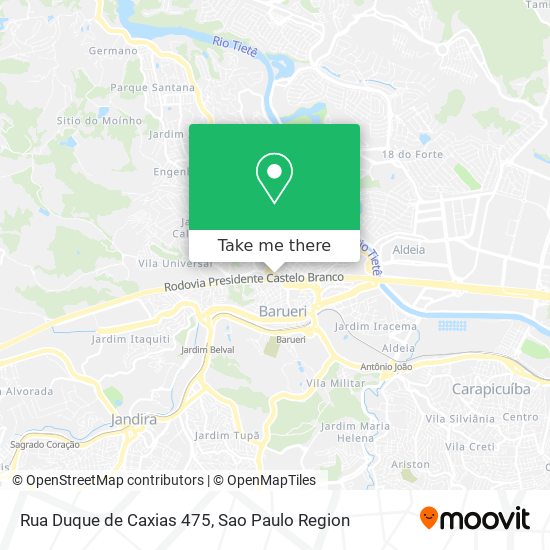 Mapa Rua Duque de Caxias 475