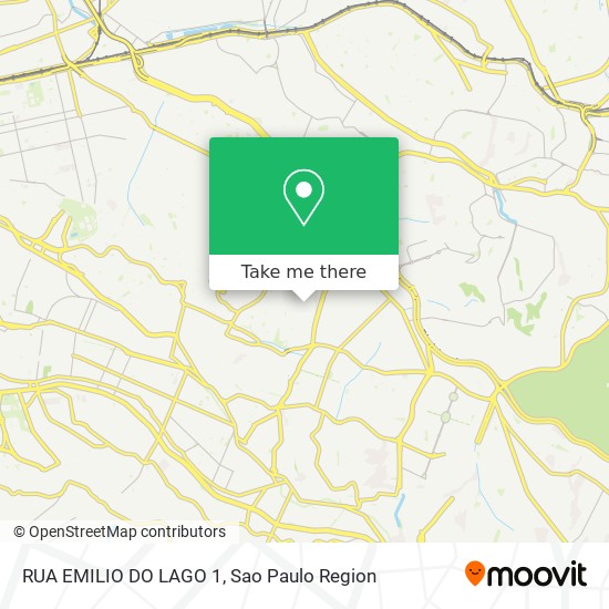 Mapa RUA EMILIO DO LAGO 1