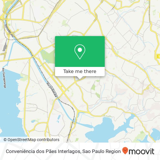 Conveniência dos Pães Interlagos map