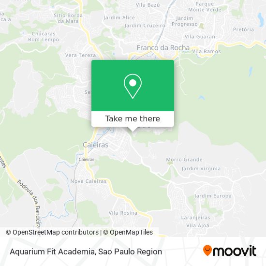 Mapa Aquarium Fit Academia