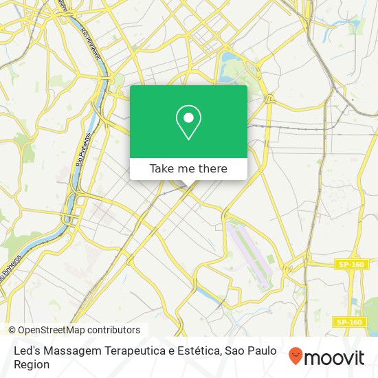 Mapa Led's Massagem Terapeutica e Estética