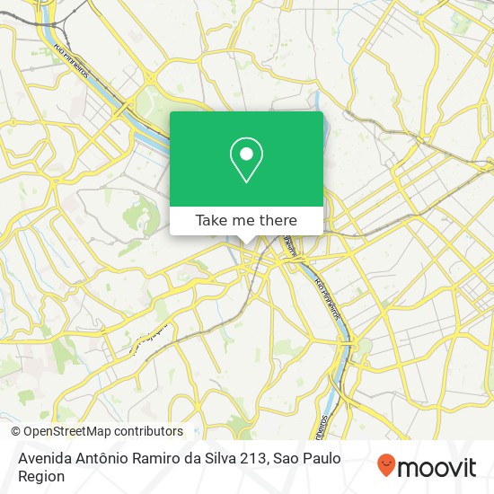 Mapa Avenida Antônio Ramiro da Silva 213