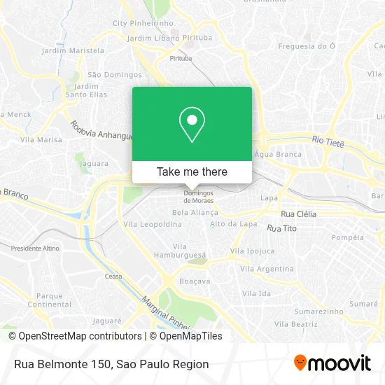Rua Belmonte  150 map