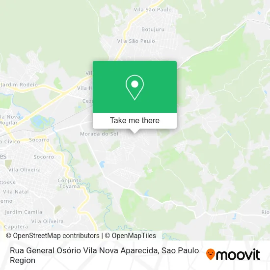 Rua General Osório Vila Nova Aparecida map