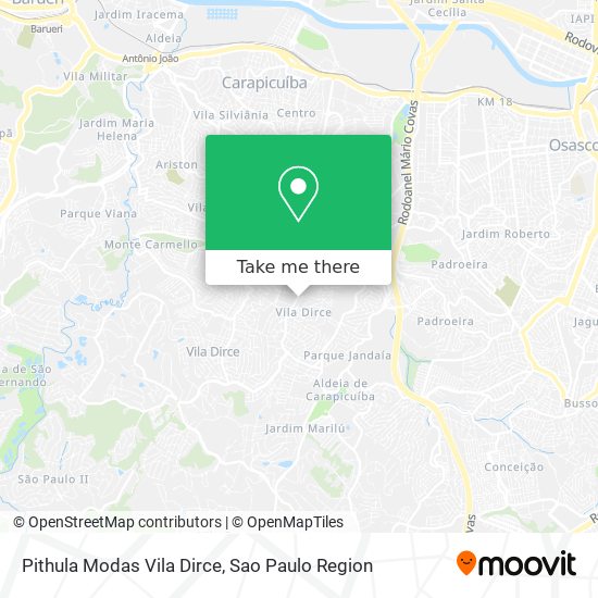 Pithula Modas Vila Dirce map