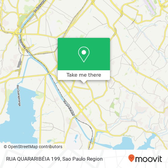 RUA QUARARIBÉIA   199 map