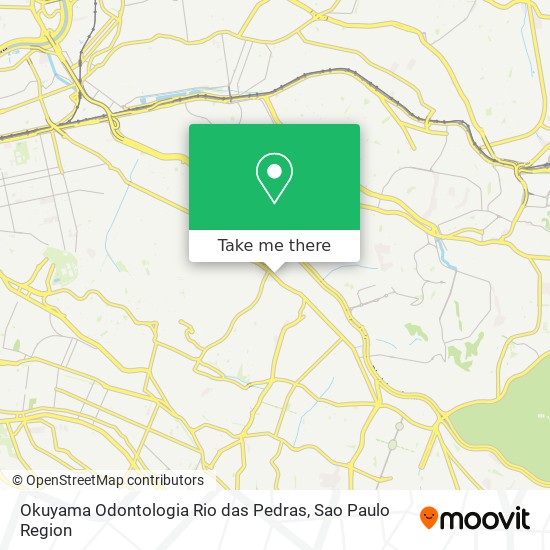 Okuyama Odontologia Rio das Pedras map