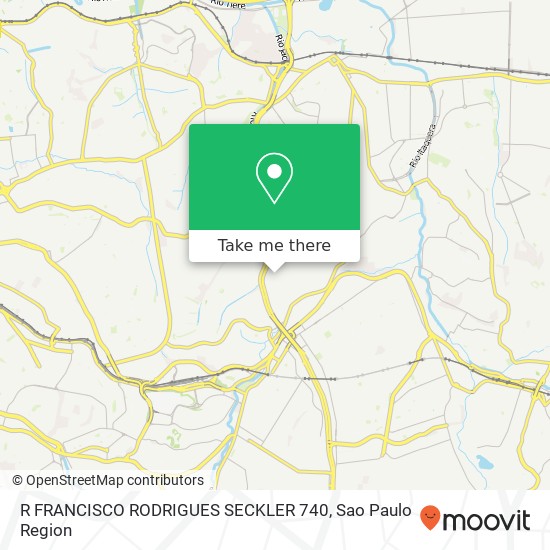 R FRANCISCO RODRIGUES SECKLER 740 map