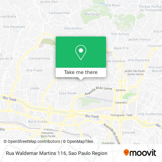 Rua Waldemar Martins 116 map