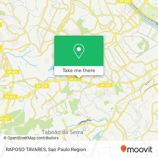 RAPOSO TAVARES map