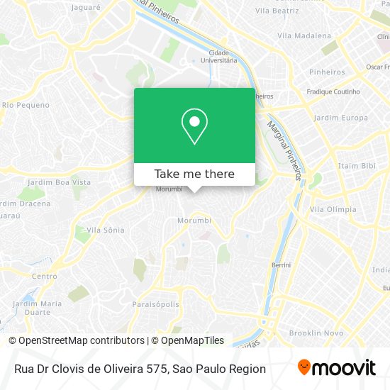 Rua Dr Clovis de Oliveira 575 map