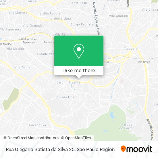 Rua Olegário Batista da Silva 25 map
