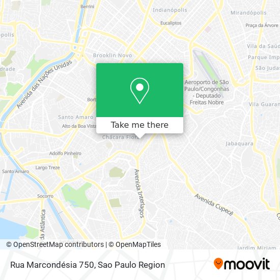 Rua Marcondésia 750 map