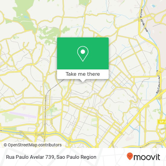 Mapa Rua Paulo Avelar 739
