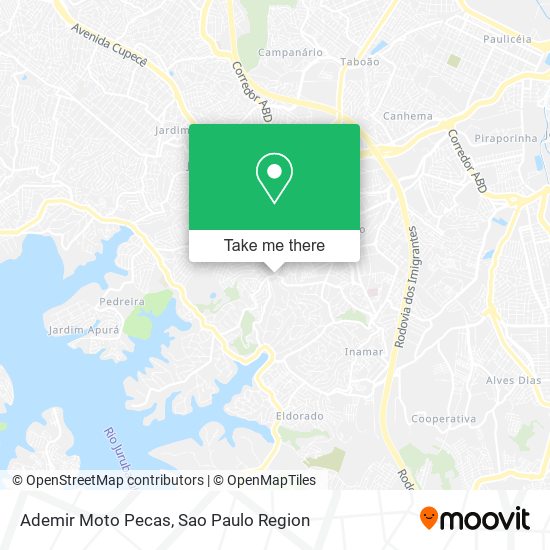 Mapa Ademir Moto Pecas