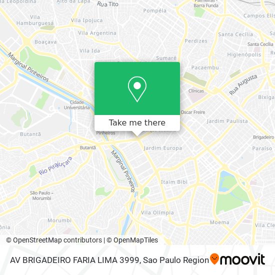 AV BRIGADEIRO FARIA LIMA  3999 map