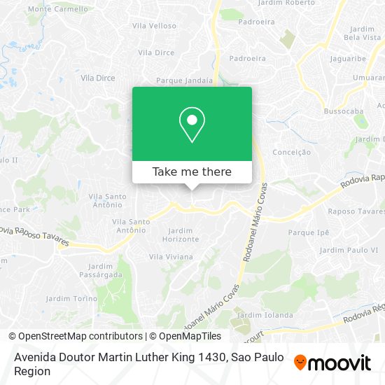 Avenida Doutor Martin Luther King 1430 map