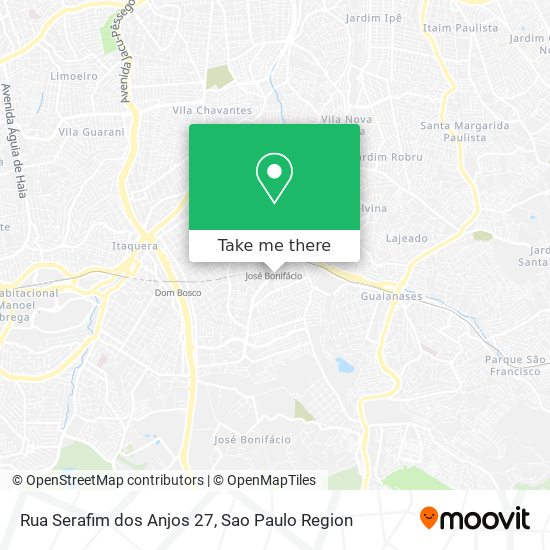 Mapa Rua Serafim dos Anjos 27